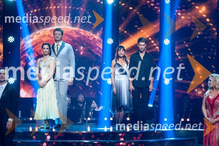  Maja Geršak, plesalka;  Miha Zupan, košarkar;  Tina Gorenjak, igralka;  Miha Vodičar, plesalec;  Špela Grošelj, pevkaZvezde plešejo 2019, osma oddaja