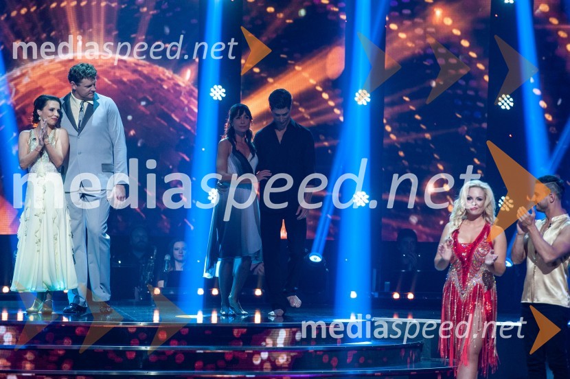  Maja Geršak, plesalka;  Miha Zupan, košarkar;  Tina Gorenjak, igralka;  Miha Vodičar, plesalec;  Špela Grošelj, pevka;  Miha Perat, plesalecZvezde plešejo 2019, osma oddaja