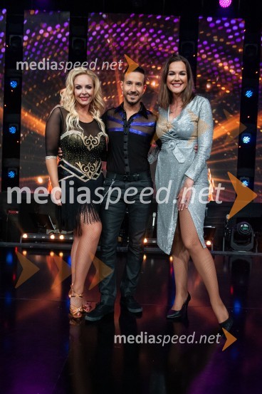  Špela Grošelj, pevka;  Miha Perat, plesalec;  Rebeka Dremelj, pevkaZvezde plešejo 2019, osma oddaja