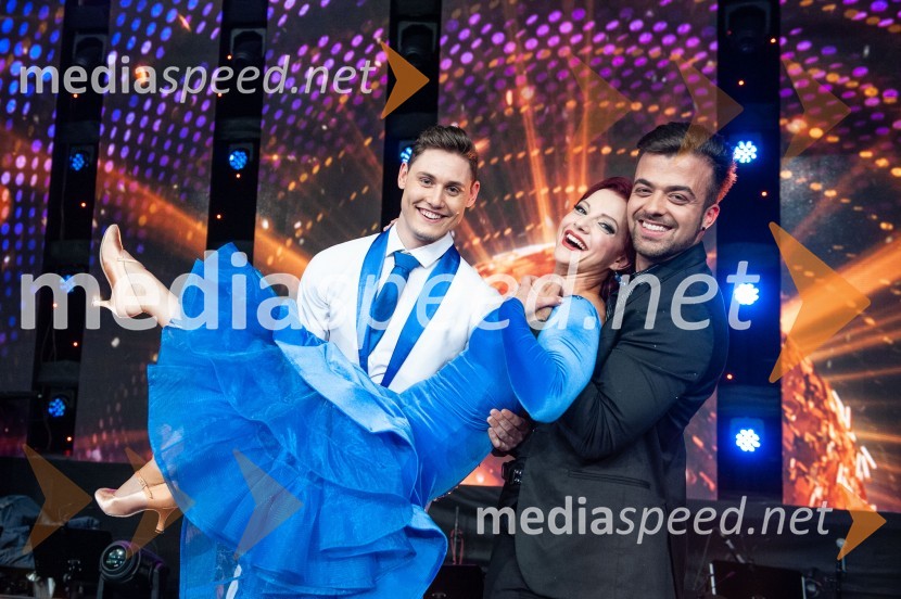  Arnej Ivkovič, plesalec;  Tanja Žagar, pevka;  ... Zvezde plešejo 2019, osma oddaja