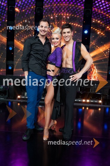  Dejan Vunjak, glasbenik;  Svetlana Cigoj, model, trenerka športnih plesov;  Franko Bajc, zmagovalec resničnostnega šova Kmetija 2018Zvezde plešejo 2019, osma oddaja