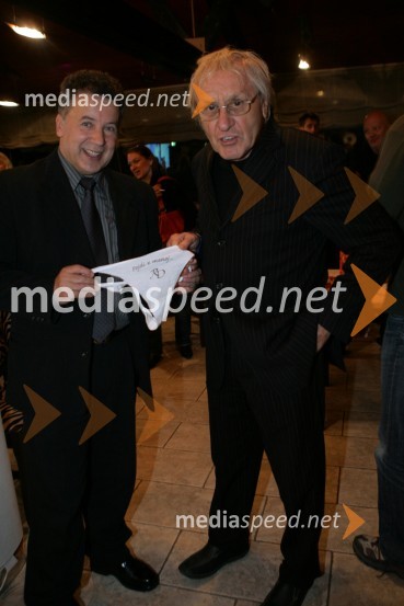 Zdravko Geržina in Tone Fornezzi TofRebeka Dremelj, predstavitev 3. cd-ja in perila Rebeka's dream