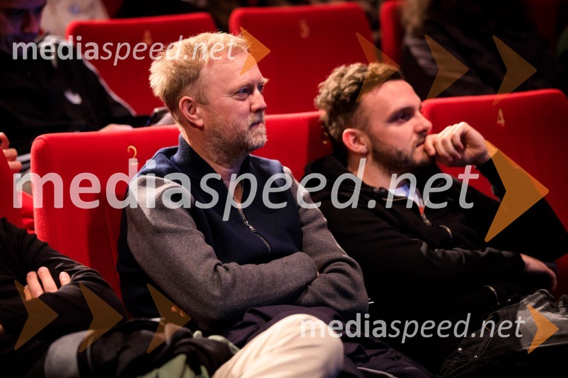  Matjaž Javšnik, igralec;  Luka Slavic, igralecPremiera slovenskega filma Stoletje sanj