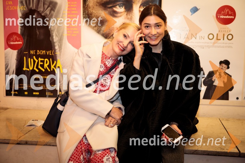  Tanja Ribič, igralka;  Zala Đurić Ribič, pevka, igralkaPremiera slovenskega filma Stoletje sanj