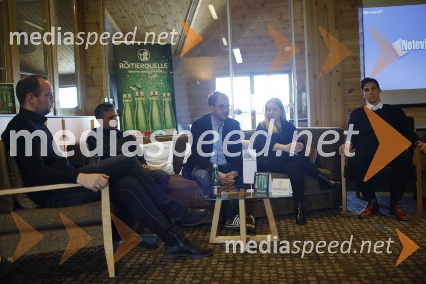  ... ;  ... ;  Gašper Puhan, direktor Geolux in Galerija Okusov;  Maja Galuf, Jernej Kitchen;  Jernej Zver, Jernej KitchenThe Slovenia Restaurant Awards 2019 by Diners Club