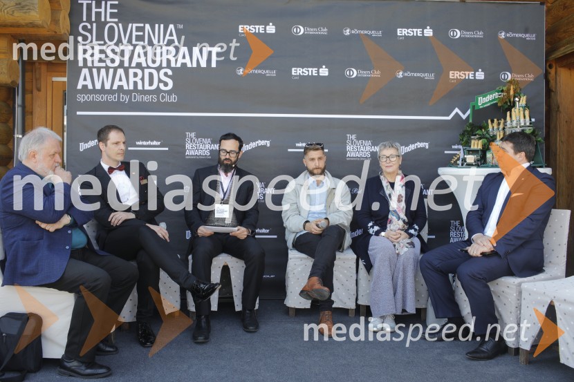 prof. dr. Janez Bogataj, etnolog;  ... ;  Niko Slavnič, direktor projekta TSRA, Everet Group d.o.o.;  ... ;  ... ;  ... The Slovenia Restaurant Awards 2019 by Diners Club
