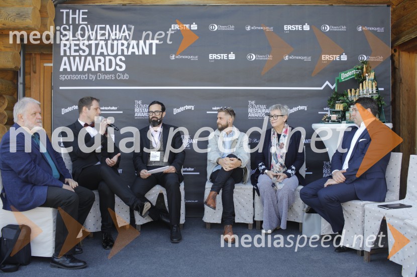 prof. dr. Janez Bogataj, etnolog;  ... ;  Niko Slavnič, direktor projekta TSRA, Everet Group d.o.o.;  ... ;  ... ;  ... The Slovenia Restaurant Awards 2019 by Diners Club