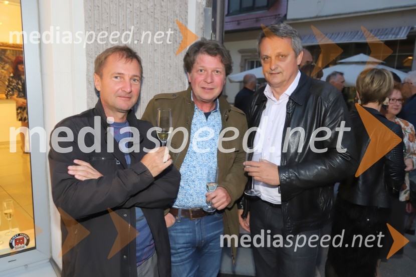  Aleksander Golob, član Rotary kluba Maribor;  Bojan Dougan; mag. Tomaž Kancler, svetnik MOM, SDS - Slovenska demokratska stranka, arhitekt, dobitnik Glazerjeve listine 2015Galerija Hest, 30 let delovanja