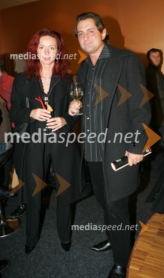 Metka Klajderič Kobler, lastnica Vulcano Models, s soprogom Samirjem KoblerjemOtvoritev lokalov Samsara, Kolosej Maribor