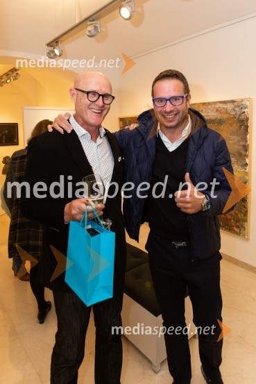  Emil Šarkanj, lastnik Galerije Hest, nekdanji predsednik Rotary kluba Maribor;  Zoran Đukić, direktor Stoja Trade d.o.o.Galerija Hest, 30 let delovanja tudi v Ljubljani