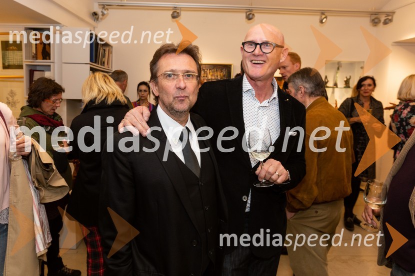  Roman Uranjek, IRWIN;  Emil Šarkanj, lastnik Galerije Hest, nekdanji predsednik Rotary kluba MariborGalerija Hest, 30 let delovanja tudi v Ljubljani