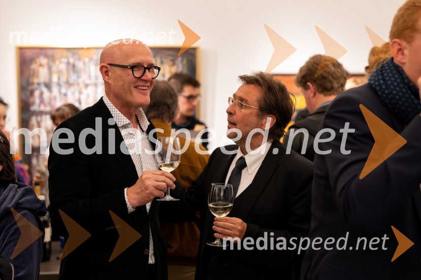  Emil Šarkanj, lastnik Galerije Hest, nekdanji predsednik Rotary kluba Maribor;  Roman Uranjek, IRWINGalerija Hest, 30 let delovanja tudi v Ljubljani