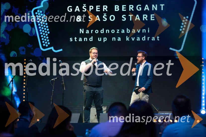  Sašo Stare, stand up komik, voditelj;  Gašper Bergant, stand up komikVolkswagen Špila, finalni koncert