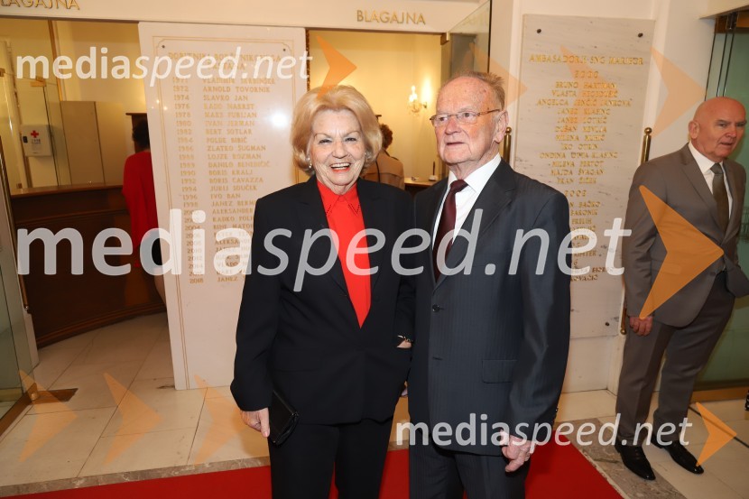  Sonja Vračko;  Rudi Vračko, nekdanji častni konzul Avstrije v Sloveniji in nekdanji direktor Nove KBMFaust, premiera opere SNG Maribor