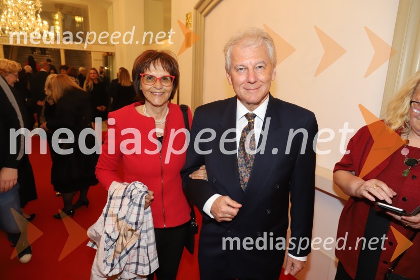  Andreja Kračun, predsednica, Dobrodelno združenje Koraki za korakce;  prof. dr. Davorin  Kračun, ekonomist, predsednik Fiskalnega sveta, član Rotary Cluba MariborFaust, premiera opere SNG Maribor