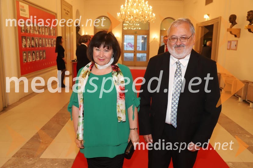  Jolanda Tičar; prof. dr. Igor Tičar, nekdanji rektor, Univerza v MariboruFaust, premiera opere SNG Maribor