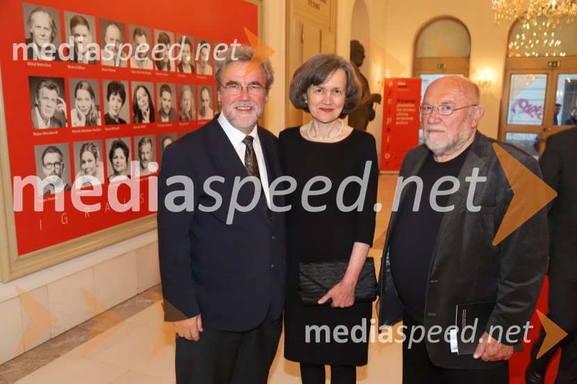 mag. Zdravko Luketič, mestni svetnik MOM, Nova Slovenija – Krščanski demokrati;  Nilda Luketič;  ... Faust, premiera opere SNG Maribor