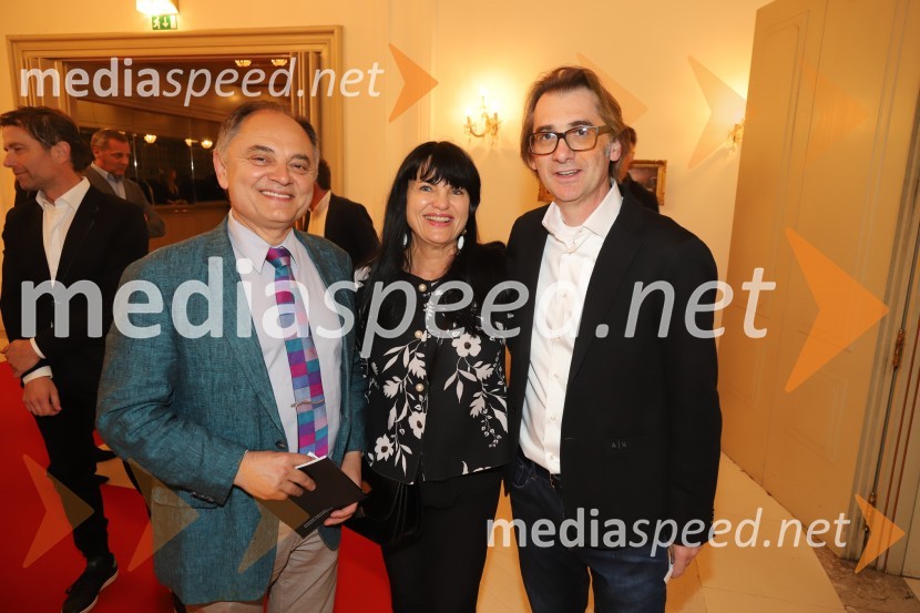  Branislav  Rajić, poslanec DZ, SMC; mag.  Helena  Cvikl, predavateljica na Fakulteti za turistične študije;  Aleksandar  Popovski, režiser, umetniški direktor Drame SNG MariborFaust, premiera opere SNG Maribor