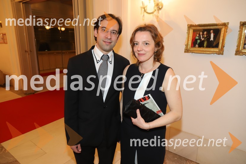  Simon Krečič, umetniški in glasbeni direktor Opere SNG Maribor;  Anamarija KrečičFaust, premiera opere SNG Maribor