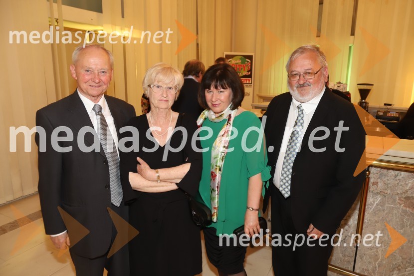 prof. dr. Alojz Križman, Častni občan mesta Maribor, nekdanji župan mestna Maribor, nekdanji rektor Univerze v Mariboru;  Renata Križman;  Jolanda Tičar; prof. dr. Igor Tičar, nekdanji rektor, Univerza v MariboruFaust, premiera opere SNG Maribor