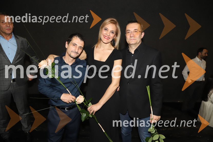  Danilo Rošker, direktor SNG Maribor;  Juan Guillermo Nova, scenograf;  Daniela Zedda, asistentka režiserjaFaust, premiera opere SNG Maribor