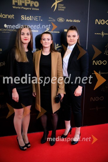  Anja Prša, nogometašica, ŽNK Pomurje Beltinci;  Špela Kolbl, nogometašica, ŽNK Pomurje Beltinci;  Špela Rozmarič, nogometašica, ŽNK Pomurje BeltinciNajboljši nogometaš Rudi Požeg Vancaš, najboljši trener Ante Simundža