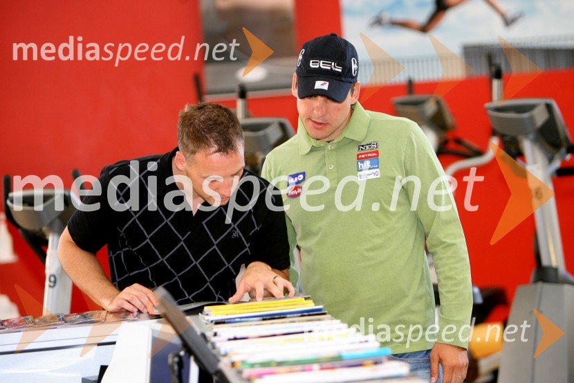 Ervin Dragšič, košarkar in Mitja Dragšič, smučarMitja in Ervin Dragšič