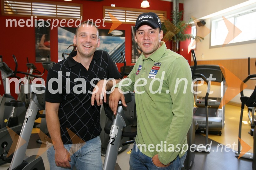 Ervin Dragšič, košarkar in Mitja Dragšič, smučarMitja in Ervin Dragšič