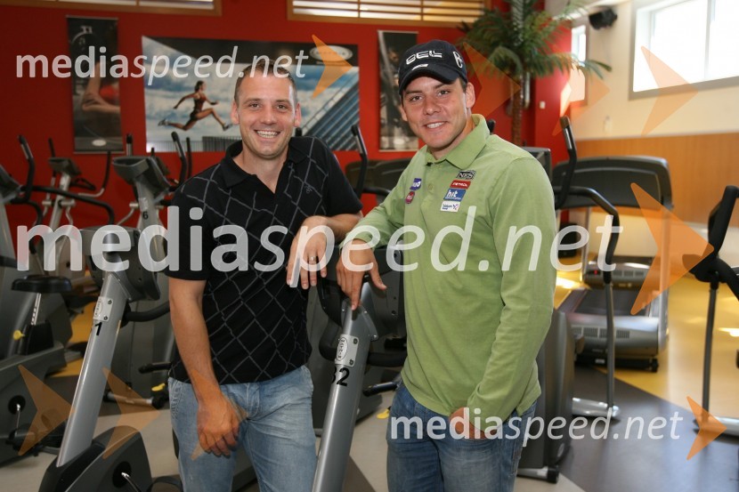 Ervin Dragšič, košarkar in Mitja Dragšič, smučarMitja in Ervin Dragšič