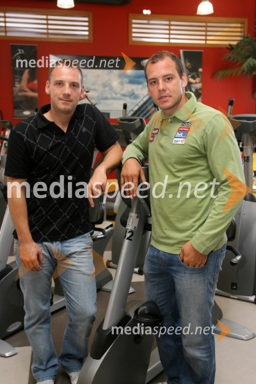 Ervin Dragšič, košarkar in Mitja Dragšič, smučarMitja in Ervin Dragšič