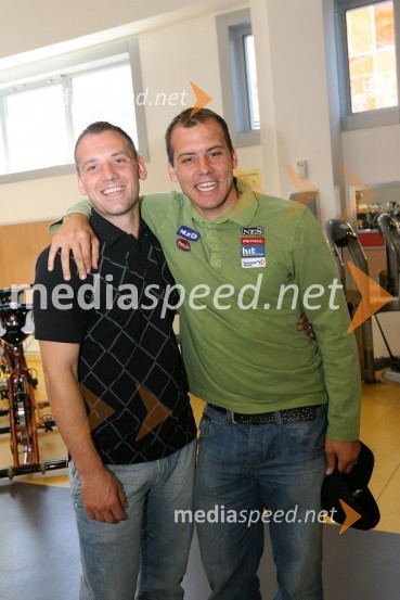 Ervin Dragšič, košarkar in Mitja Dragšič, smučarMitja in Ervin Dragšič