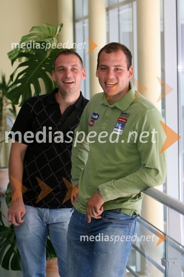 Ervin Dragšič, košarkar in Mitja Dragšič, smučarMitja in Ervin Dragšič