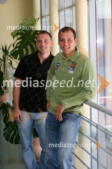 Ervin Dragšič, košarkar in Mitja Dragšič, smučarMitja in Ervin Dragšič