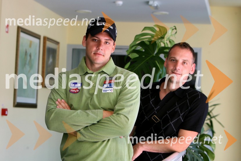 Mitja Dragšič, smučar in Ervin Dragšič, košarkarMitja in Ervin Dragšič