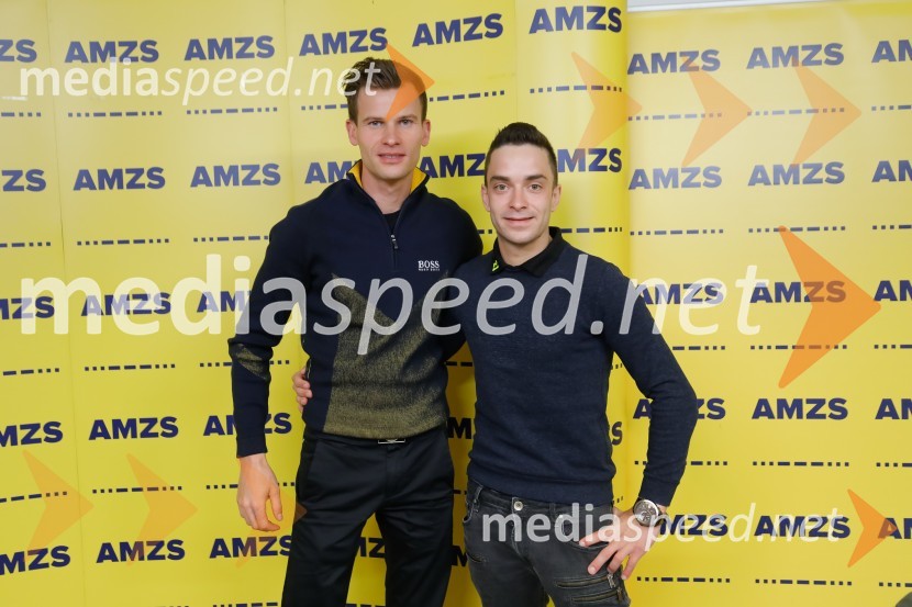  Matej Žagar, speedwayist (Slovenija);  Matic Ivačič, speedwayist (Slovenija)V Krškem dirka za veliko nagrado Slovenije v Speedwayu