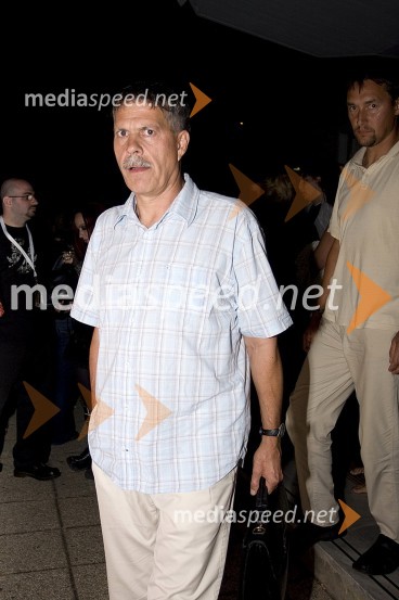 Branko Hrga, moderator na Radiu MaxiGrossmanov festival filma in vina, 3. dan