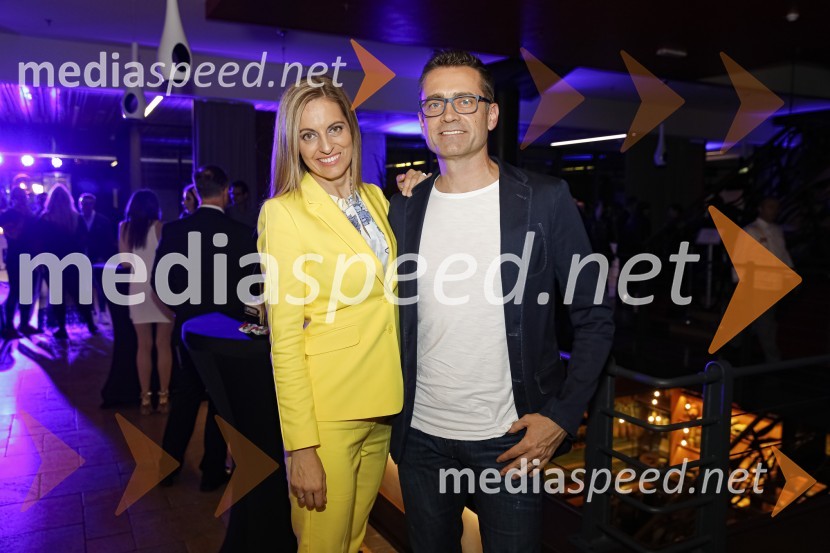  Miša Margan Kocbek, novinarka, Adria Media in lastnica agencije Glammodels;  Gorazd Kocbek, Oljarna KocbekPlayboy zabava 2019