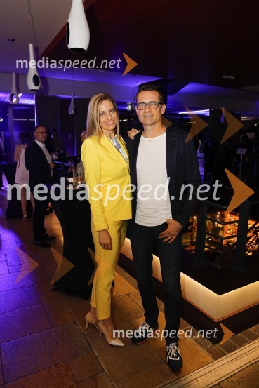  Miša Margan Kocbek, novinarka, Adria Media in lastnica agencije Glammodels;  Gorazd Kocbek, Oljarna KocbekPlayboy zabava 2019
