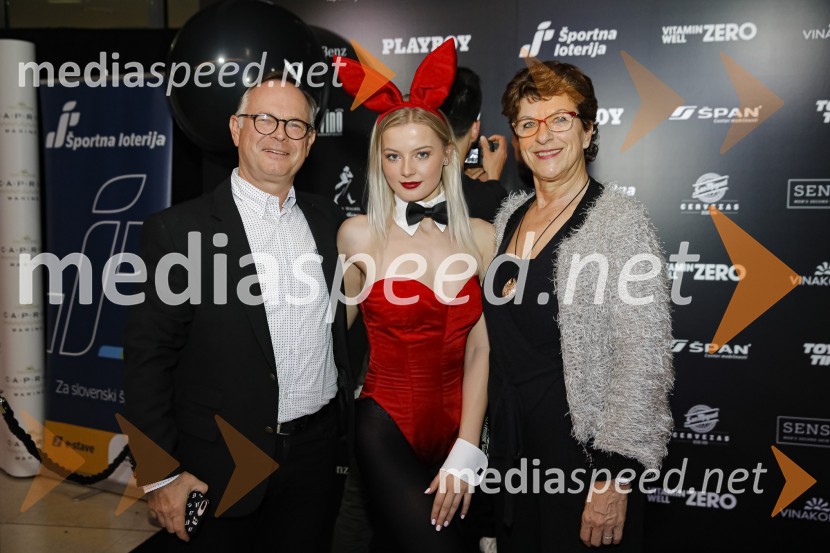  Matjaž  Šink, Simcon svetovanje;  Sara Oblak Rolih, model;  Marina  Šink , Reebok CrossFit LjubljanaPlayboy zabava 2019