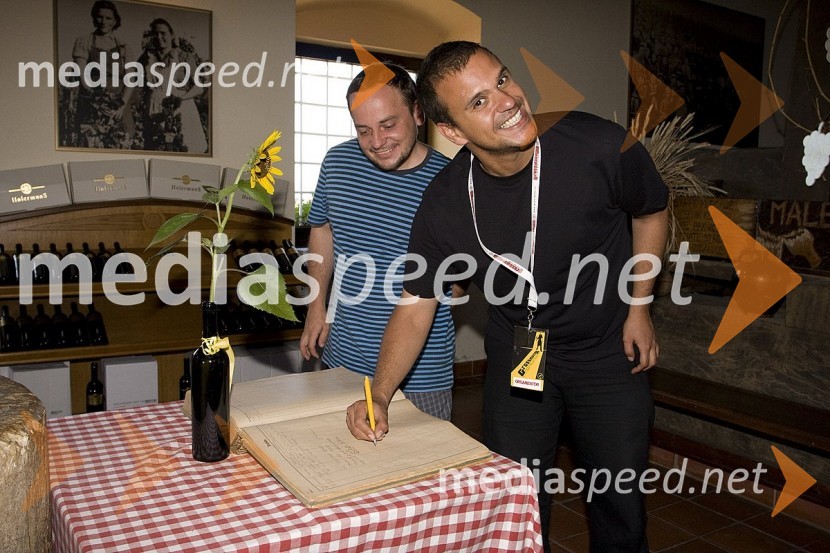 Kristijan Paal in Marko Mehtsun, oblikovanjeGrossmanov festival filma in vina, 6. dan