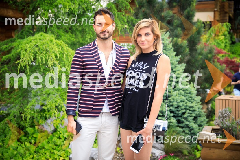  Luka Kaver;  Kaja Godeša, voditeljica, Radio 1Zvezde pod klobuki 2019