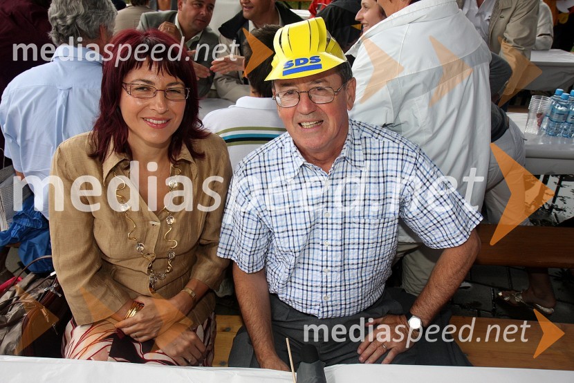 Romana Jordan Cizelj, evroposlanka in France Cukjati, predsednik Državnega zbora Republike SlovenijeFestival SDS