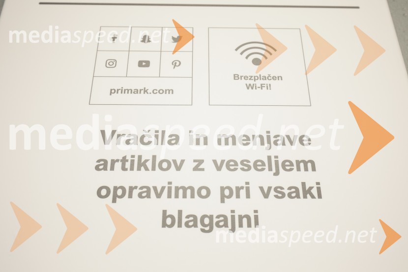 Velika otvoritev Primark Slovenija