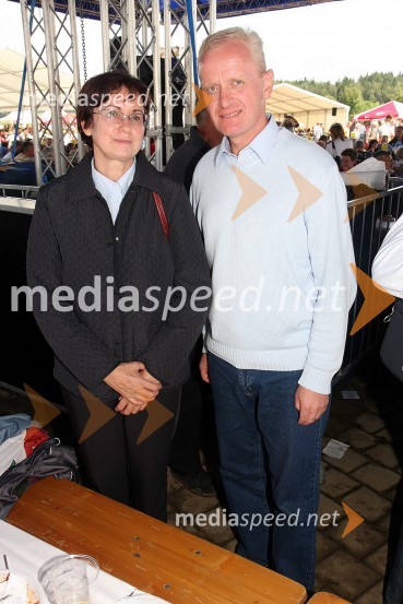 Bernarda Ronutti, članica SDS in Danilo Burnač, podžupan MariboraFestival SDS