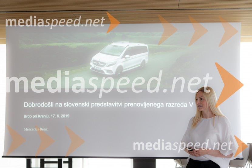 Mercedes-Benz V, slovenska predstavitev