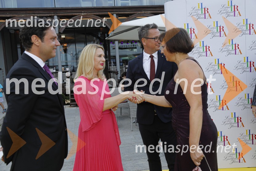  ... ;  Zorana Vlatković, veleposlanica Srbije;  Blaž Ahčan, direktor Go Green, predsednik Lions Kluba Ljubljana Iliria;  ... Kresna noč 2019, dobrodelna prireditev Lions kluba Ljubljana