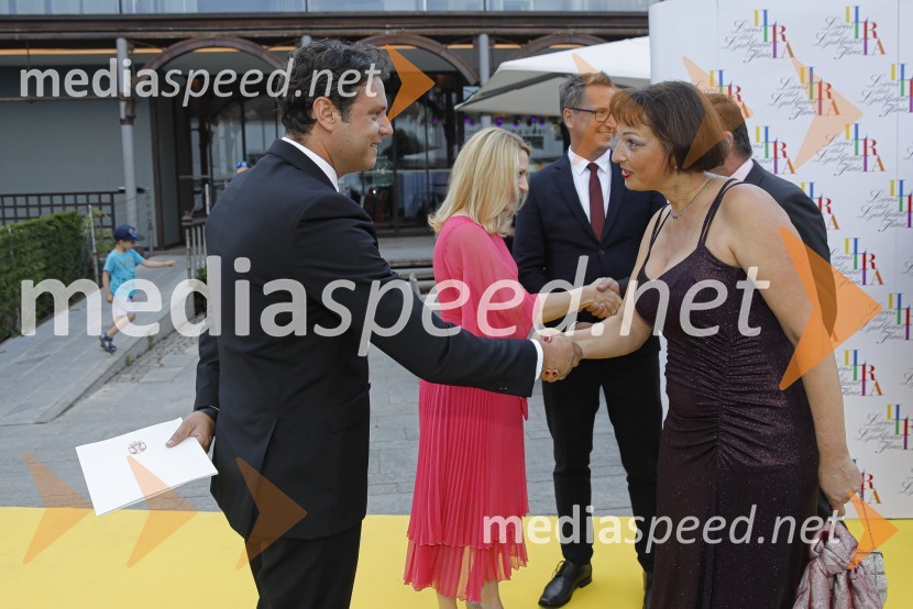  ... ;  Zorana Vlatković, veleposlanica Srbije;  Blaž Ahčan, direktor Go Green, predsednik Lions Kluba Ljubljana Iliria; dr. Nataša Bedernjak Bajuk, dr. med.Kresna noč 2019, dobrodelna prireditev Lions kluba Ljubljana