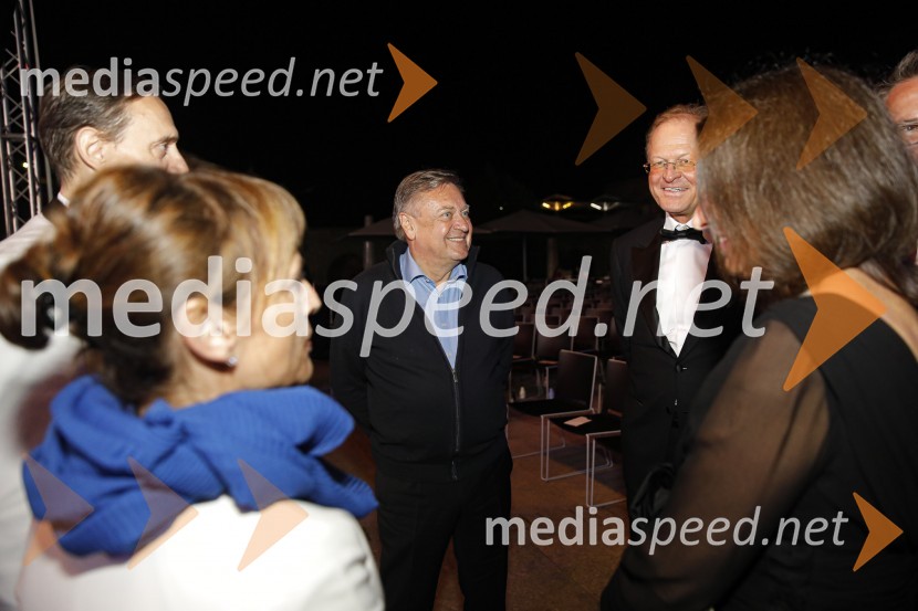  Zoran Janković, župan, Mestna občina Ljubljana;  Janez  Škrabec, direktor Riko d.o.o., predsednik Slovensko-ruskega poslovnega sveta, častni konzul BelorusijeKresna noč 2019, dobrodelna prireditev Lions kluba Ljubljana