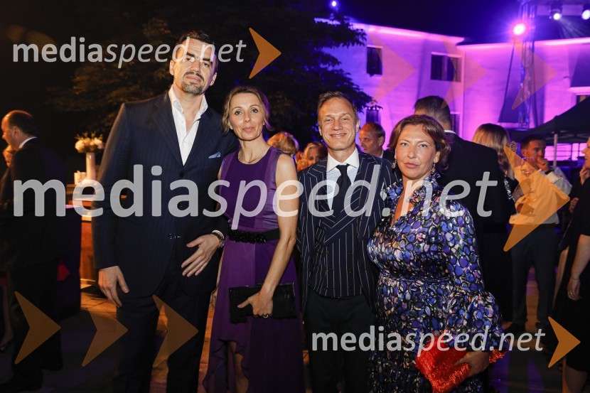  ... ;  ... ;  Matjaž Schroll, Franklin Templeton Investments;  Anja Lukez Schroll, lastnica blagovne znamke 4X4OUTSOLEKresna noč 2019, dobrodelna prireditev Lions kluba Ljubljana