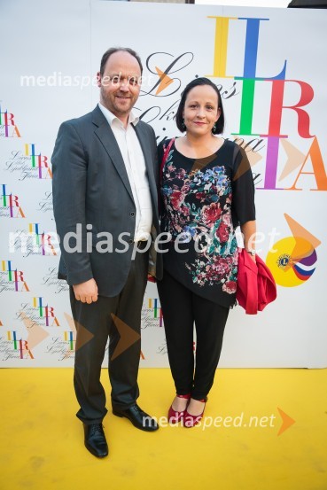  Boštjan Gorjup, direktor podjetja BSH, predsednik Gospodarske zbornice Slovenije;  Mateja  Gorjup Kresna noč 2019, dobrodelna prireditev Lions kluba Ljubljana